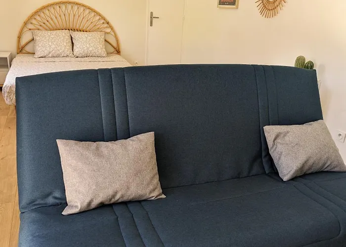 Bas-de-villa Cosy A 200m De La De Fabregas - Terrasse Privative 펜션 라센느쉬르메르